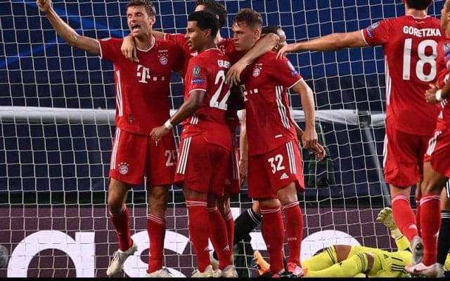 前半を上手くいったカギは？ 2ゴールでCL決勝進出に貢献のバイエルンFWニャブリが勝利の要因を語る