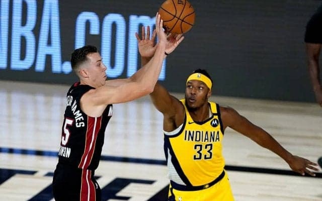 ロビンソンの7本を筆頭に3ポイント攻勢でヒートがペイサーズを下してシリーズ2連勝