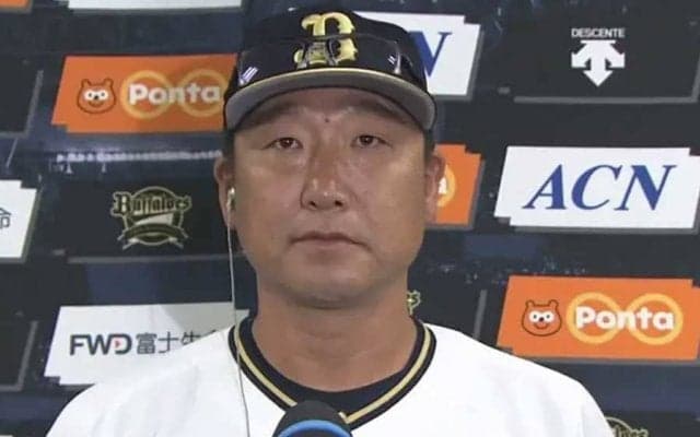 オリ中嶋代行監督、初陣勝利にナイン称える　「全員良かった」「やるしかないです」