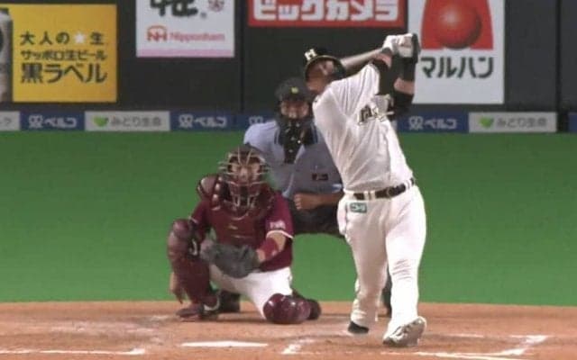 日ハム中田、両リーグ最速20号！　逆方向への豪快弾で自身8度目の大台到達