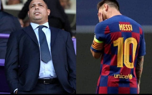 ロナウドが揺れる古巣バルサに「メッシら主力の退団は解決策にならない」