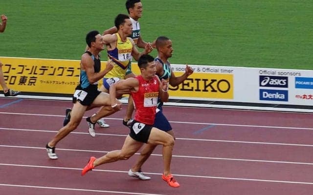 桐生祥秀が10秒14で優勝！　新国立競技場で初陣V「ここを勝ち切れたことが収穫」