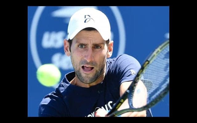  ジョコ 首負傷でダブルス棄権 