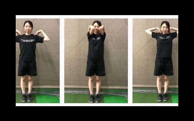 ゴルフスイングに必要な柔軟性と筋力を強化！二の腕引き締めエクササイズ