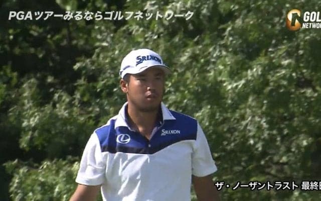 【動画】松山英樹、13番では7メートルのロングパットを沈めバーディを奪取