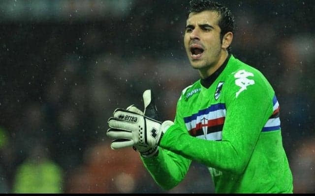 サンプGKクルチがエトーの地を這うようなシュートを指先でセーブ！【アンビリーバブル・セーブス】