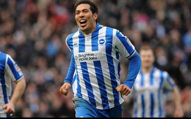 岡崎慎司の元同僚FWウジョア、古巣ブライトン時代の軽妙ハット【ハットトリック・ヒーローズ】