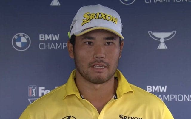 松山英樹が単独首位発進　バーディ締めの20mパットは「入ってビックリ」