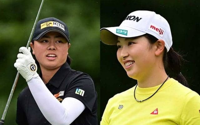 19歳笹生優花、単独首位で後半へ　1打差2位小祝さくらと一騎打ち、雨中のV争い白熱