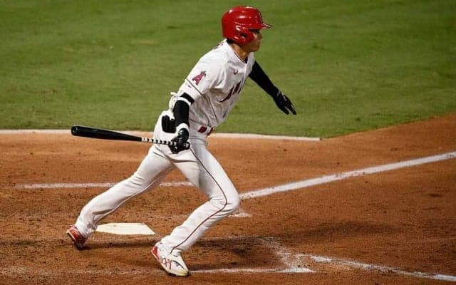 【MLB】大谷翔平、第2打席で“弾丸”右前打　2試合10打席ぶり安打は打球速度177キロ