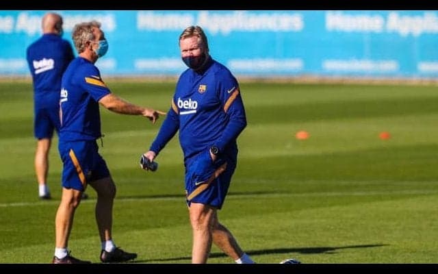 前途多難のバルサ 新監督クーマンのもと19選手で始動