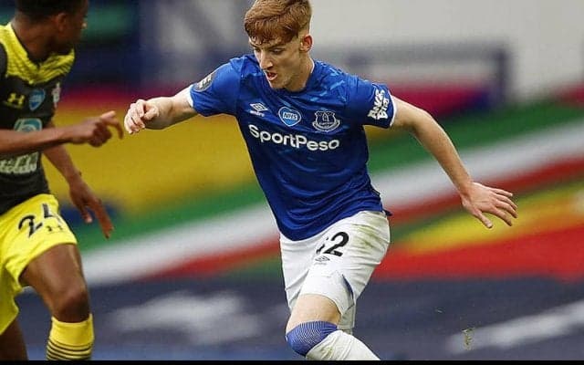 エバートン、生え抜きの逸材MFゴードンと新契約締結!　昨季PLデビューの19歳