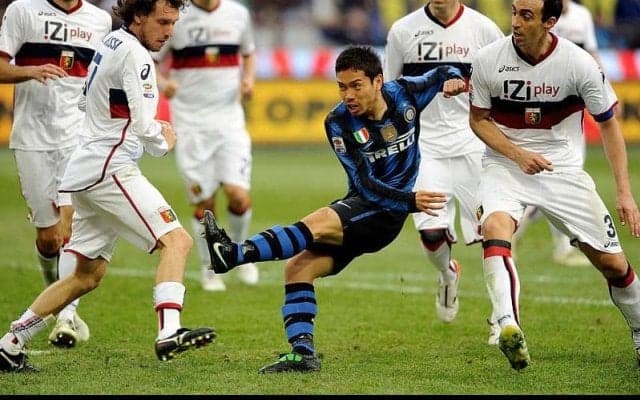 マルセイユ移籍決定！長友がインテル時代に決めたクラブ初ゴール【ファースト・ゴールズ】