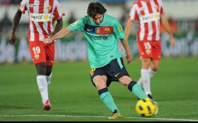 【メッシとバルセロナ】vol.11 リーガ通算100ゴール目！3ゴール2アシストの大活躍で華を添える/2010年11月20日