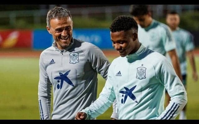 スペイン代表監督L・エンリケ、デビューの4選手を評価「アンスは特別で異質」