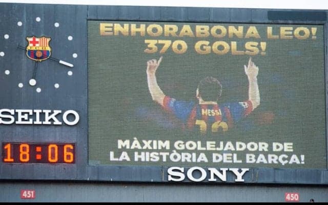 【メッシとバルセロナ】vol.18 記念スパイクも発売！メッシがバルセロナの最多ゴール記録を87年ぶりに更新/2014年3月16日