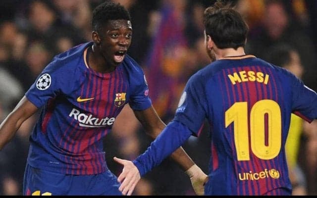 フランスの天才ウインガー、デンベレが決めたバルセロナ初ゴール【ファースト・ゴールズ】