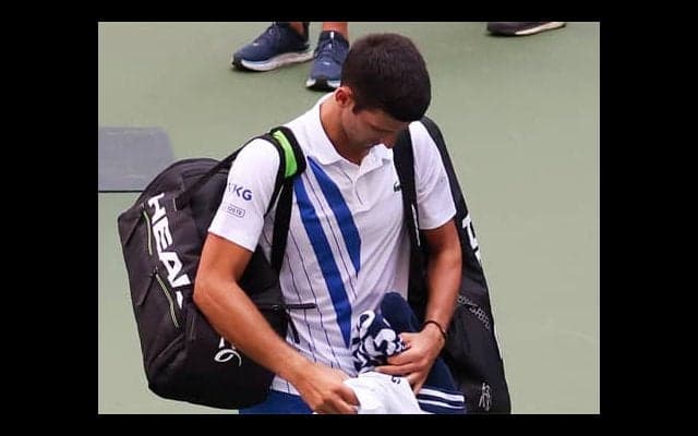  失格ジョコ謝罪「申し訳ない」 