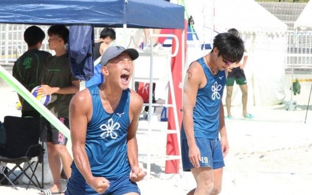 ビーチインカレ/男子は日本体大,女子は産能大が優勝
