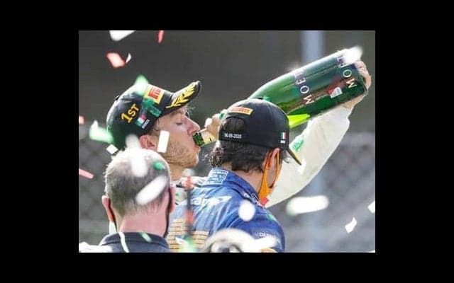 ホンダF1今季２勝目。ガスリーが表彰台の中央で亡き友に捧げる
