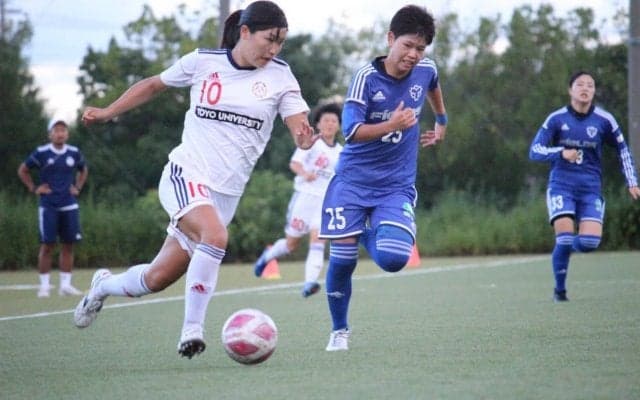 [女子サッカー]創部初！日体大に勝利し自信に