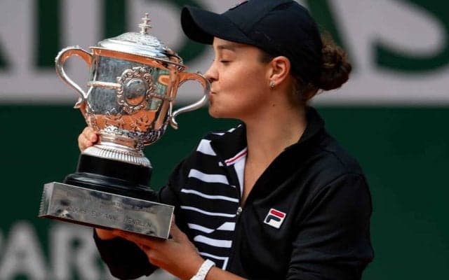 昨年の優勝者で世界1位のバーティ、全仏OP欠場を表明