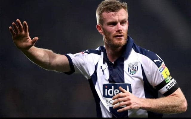 プレミア昇格のWBAの重鎮、元北アイルランド代表MFブラントが2部ブリストルへ完全移籍