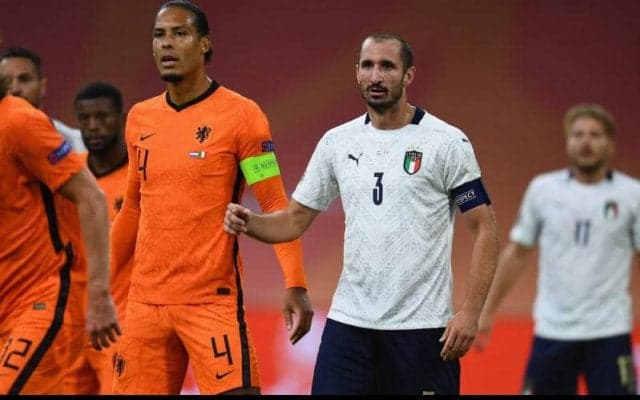 イタリア主将キエッリーニ、オランダ撃破も「もう少しゴールが欲しかった」 久々の代表戦出場も喜ぶ