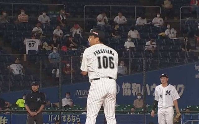 ロッテ移籍の澤村拓一、入団即登板で3者連続三振！　ユニ間に合わず「106」で衝撃デビュー