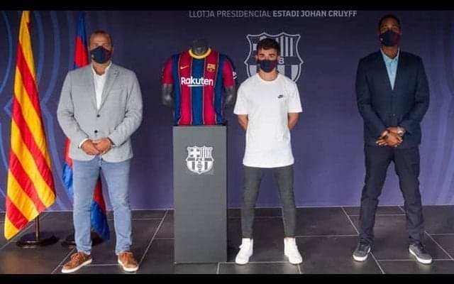 将来有望な\"ガビ\"がバルサとの契約更新にサイン