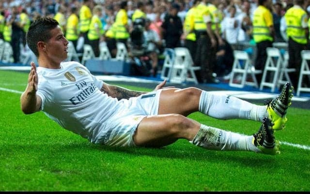 エバートン移籍のハメス・ロドリゲスがマドリー時代に見せた角度のないところから突き刺すシャープな一撃【ビューティフル・フリーキック】