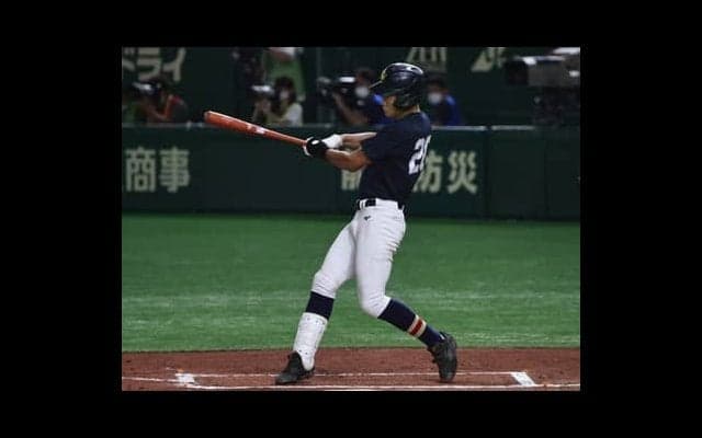 木製バットに順応。高校生合同練習会でプロ熱視線の逸材が快打連発