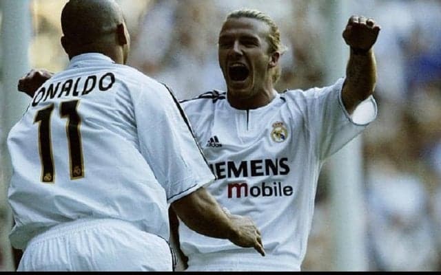 これぞ銀河系！ロナウド＆ラウールのワンツーから、ベッカムが詰める！【チーム・ゴールズ】