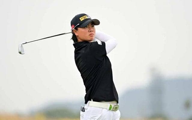 19歳笹生優花、「まあまあ」の内容で2位浮上　大会最年少Vへ「何も変える必要ない」