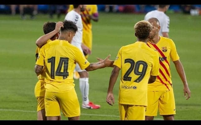 バルサ今季初戦を3-1で制す コウチーニョら新加入3選手が躍動...デンベレも得点