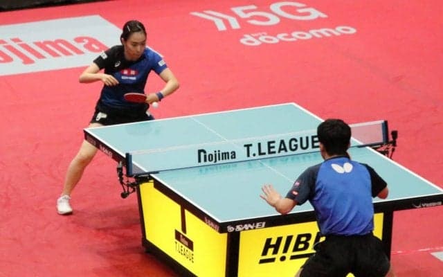 【速報】石川佳純vs張本智和で開幕　日本代表男女対決＜オールスタードリームマッチ＞