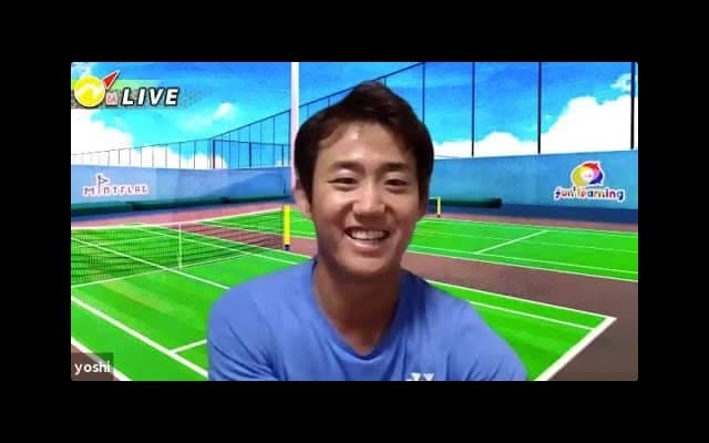 西岡良仁からプロの調整法を学べるチャンス。オンラインテニス教室の参加者を募集