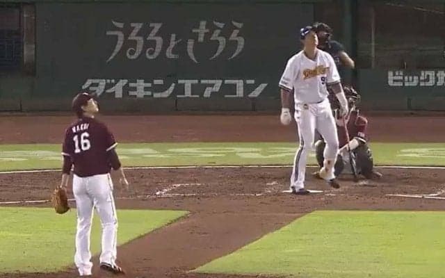 「飛距離バケモン」「桁違い」　オリ杉本、夜空に消えた特大1号にファン呆然