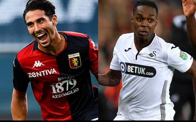 ジェノアがサッスオーロからDFゴルダニーガ、スウォンジーからFWアソロをレンタルで獲得