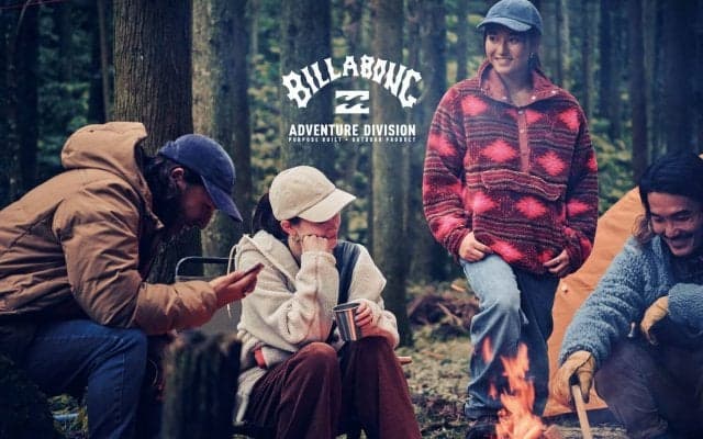 BILLABONGがサーフキャンプやアウトドアシーンを目的とした「BILLABONG ADVENTURE DIVISION」を展開