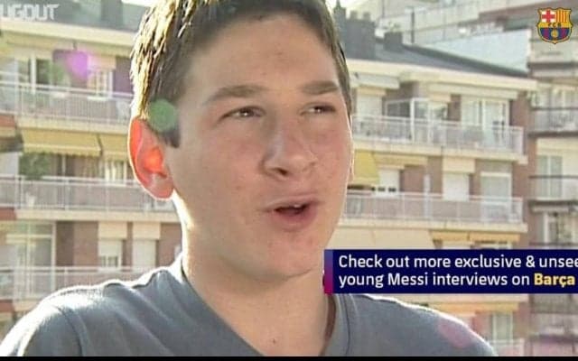 14歳のメッシの言葉、バルセロナや自身のプレーを冷静に語った初インタビューが公開