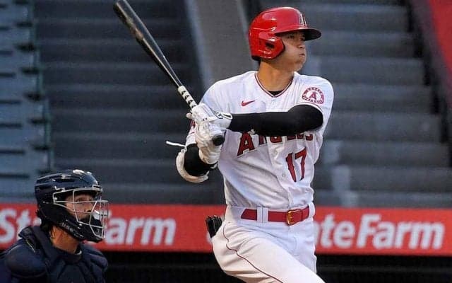 【MLB】大谷翔平、62打席ぶり復活6号ソロ！　7戦ぶりスタメンで175キロ弾丸ライナー弾