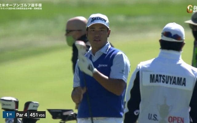 【動画】松山英樹、メジャー初V圏内の5打差4位　キレキレのアイアンショット炸裂