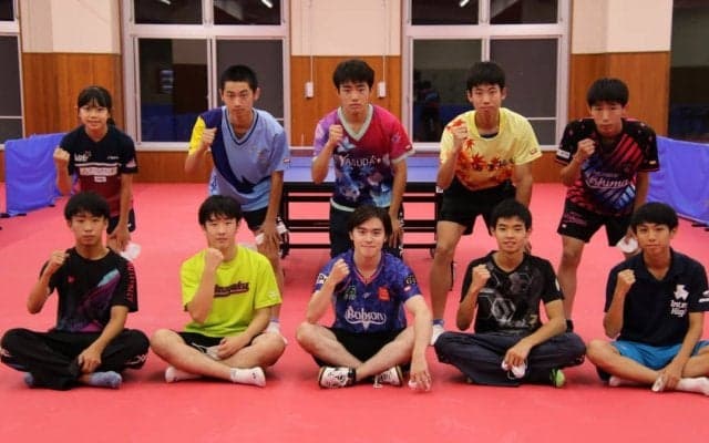 卓球日本代表・森薗政崇、高校生強化合宿を開催　現役トップ選手が学生卓球界に恩返し
