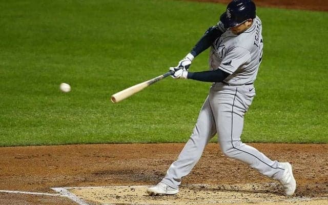 【MLB】筒香嘉智、4打数1安打で打率.199に　”最強右腕”デグロムには3連続空振り三振