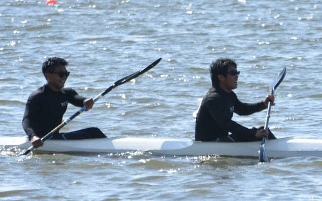 【カヌー部】 全日本インカレ１日目、中原・駒谷組が全国４位