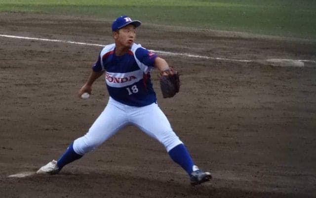 【社会人野球】来秋ドラフト候補、Honda鈴鹿154キロ右腕が躍動　中日スカウト「どう成長するか」