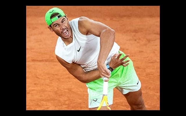  ナダル 全仏OP現地で練習 