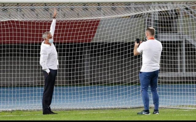 モウリーニョ、ELシュケンディヤ戦前のゴールが低かったと指摘「私背が伸びただけかと思ったが…」