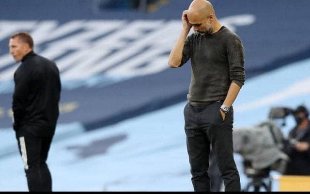 監督キャリア初の5失点、グアルディオラ監督がレスターの戦い方に言及「彼らはプレーしたがらなかった」